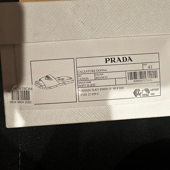 Prada Logo Slide Sandal - Picture 5 of 7
